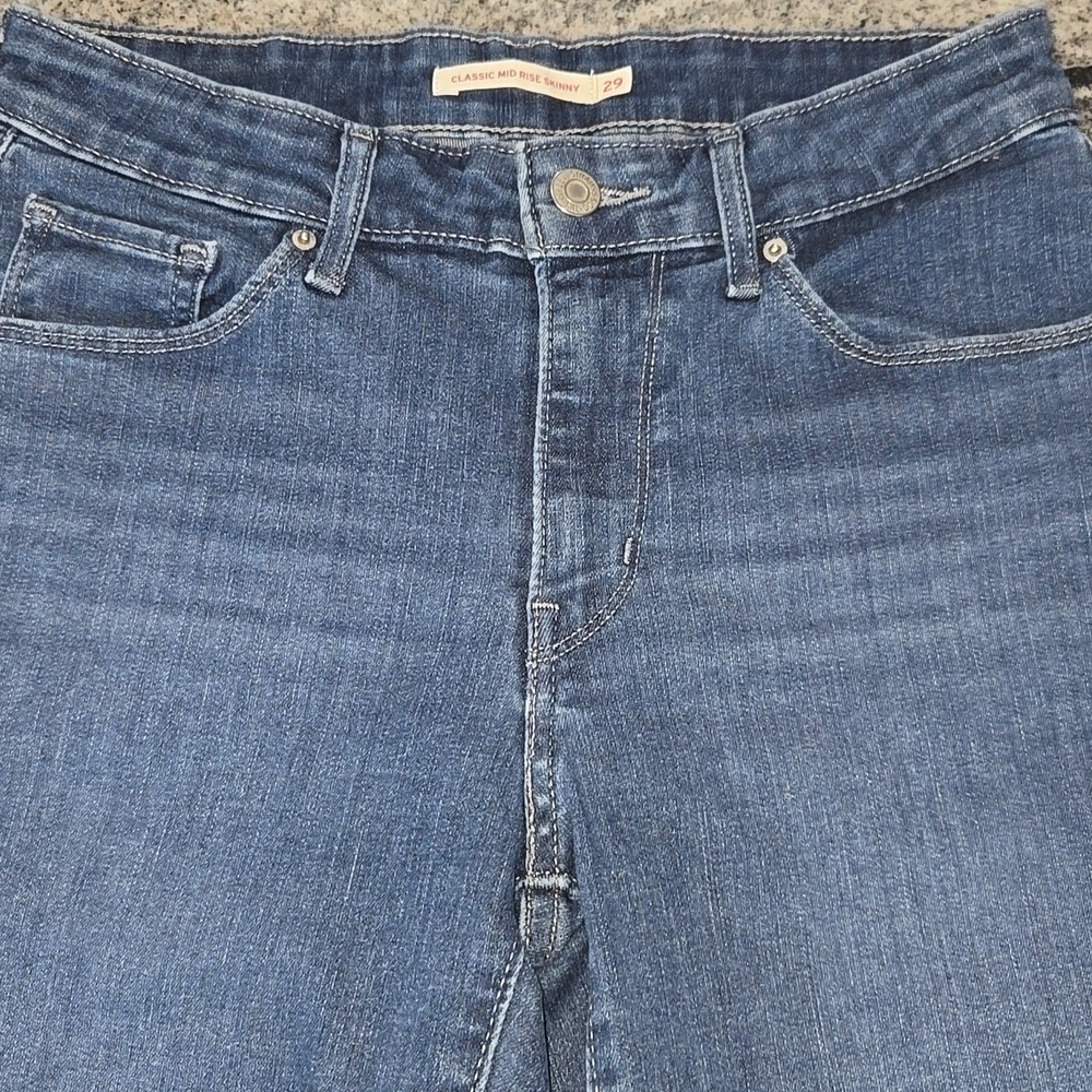 Levi's Women's 8/29 Classic Mid-Rise Skinny Straight Stretch Jeans